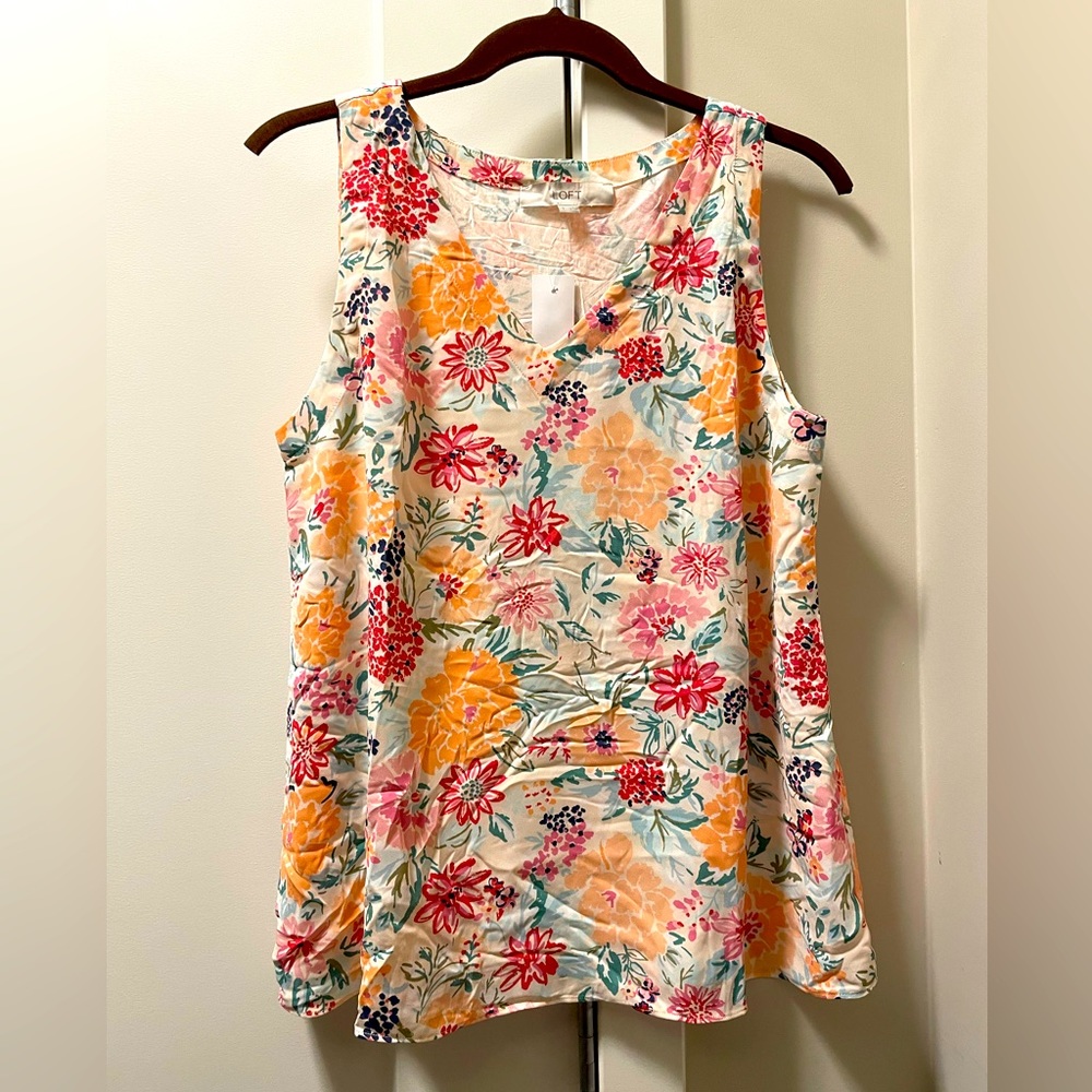 Blousy tank top